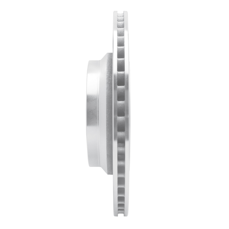 Lexus LS600h Brake Rotor (1) - Left Rear - R1 Concepts - Drilled & Slotted - Silver - `07-`17